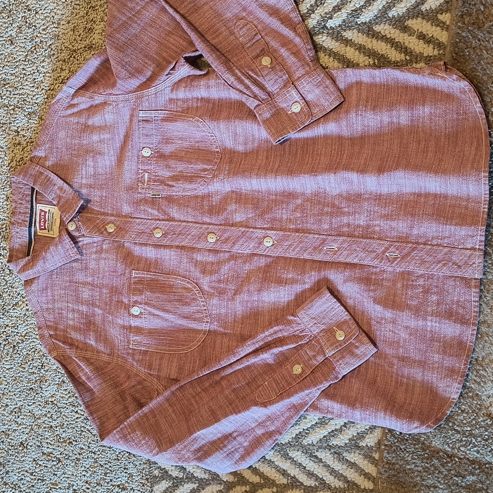 Levi's long sleeve button up sz L